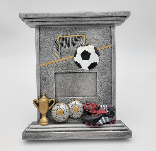 6.5" Soccer Easel Plaque Trophy