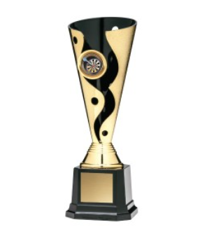 Gold & Black Cyclone Plastic Trophy