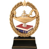 6.5" Tri Star Knowledge Trophy
