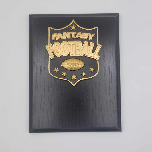 7x9" Plaque w/ Fantasy Football Plaque Relief
