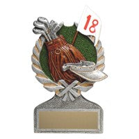 5.5" Vintage Wreath Golf Trophy