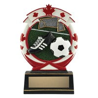 5.5" Maple Leaf Soccer Trophy