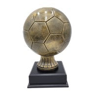 13" Antique Gold Soccer Trophy