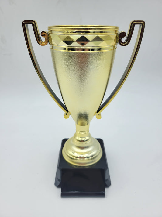 7" Gold Plastic Cup Trophy