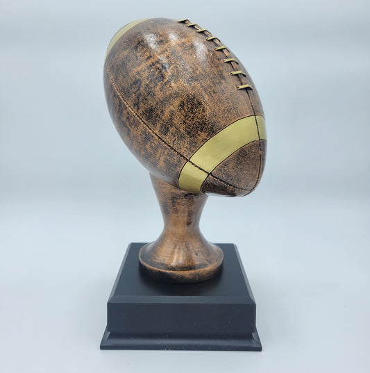 13.5" Antique Gold Football Trophy