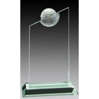7.5" Jade Glass Golf Ball