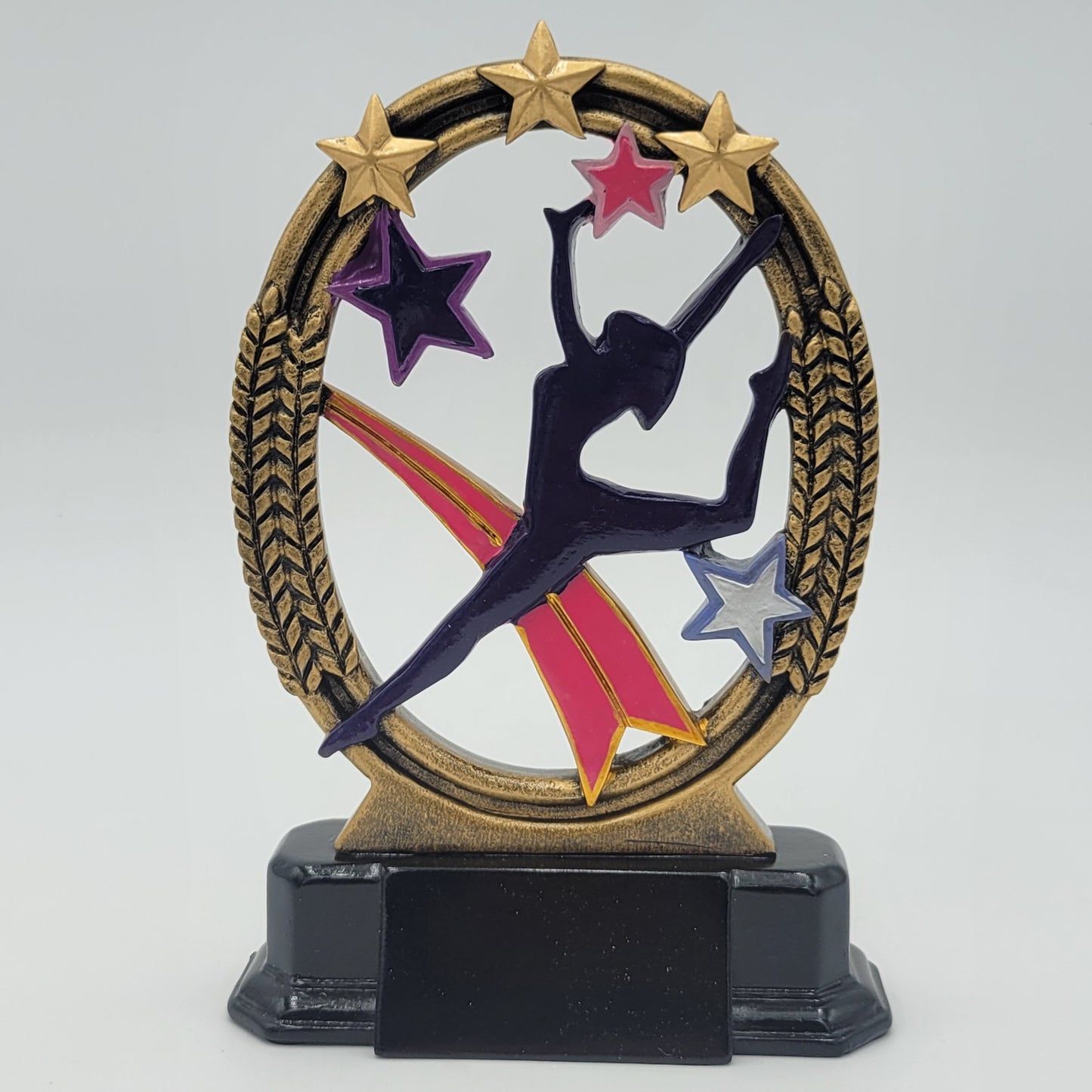 7" Tri Star Dance Trophy