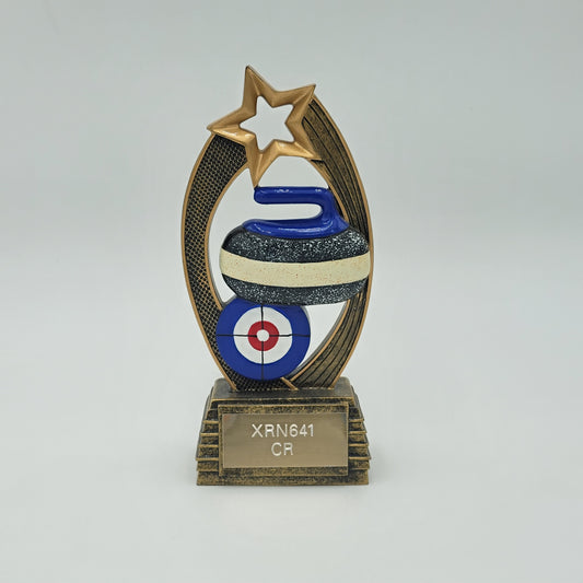 8" Velocity Curling Trophy